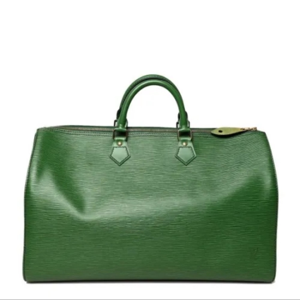 LOUIS VUITTON Epi Speedy 40 Borneo Green